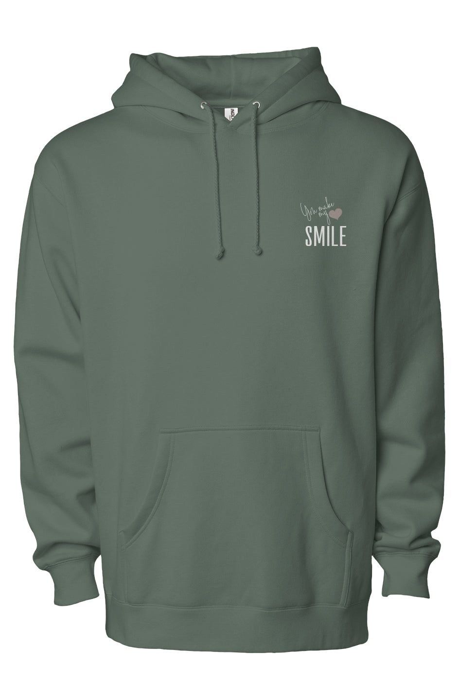 You Make My Heart Smile Heavyweight Hoodie