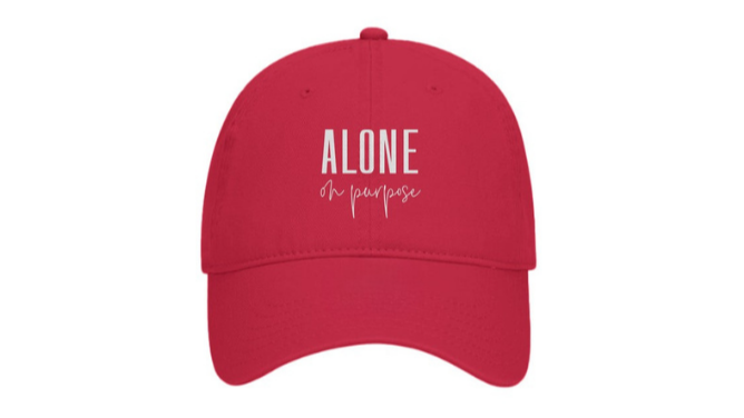 Alone on Purpose Hat