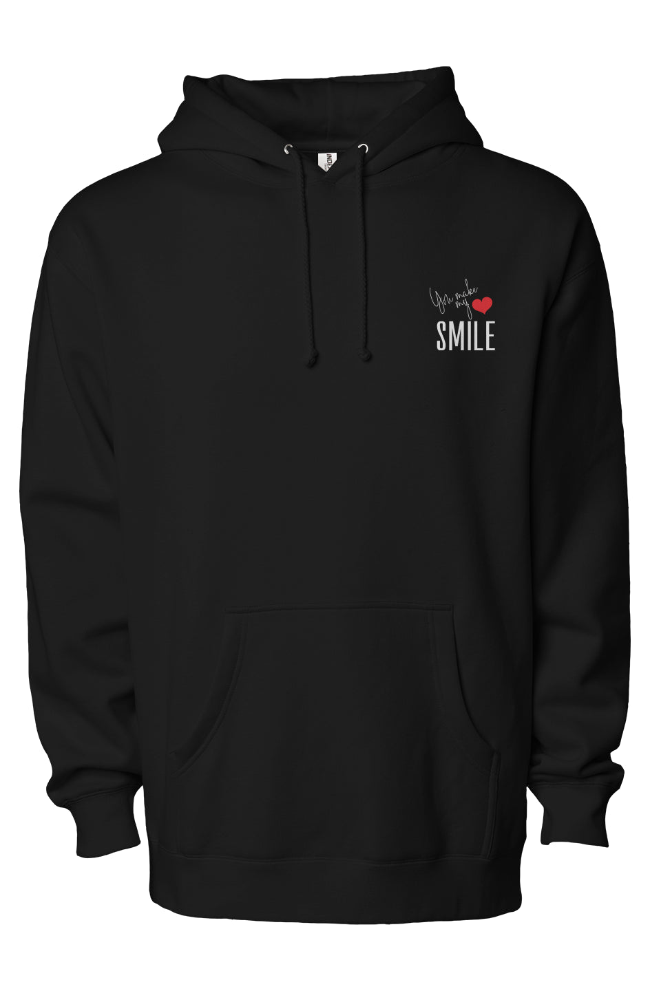You Make My Heart Smile Heavyweight Hoodie