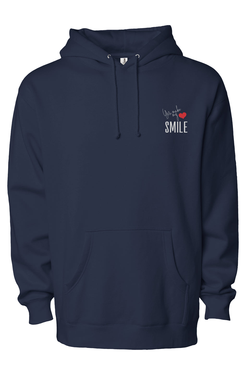 You Make My Heart Smile Heavyweight Hoodie