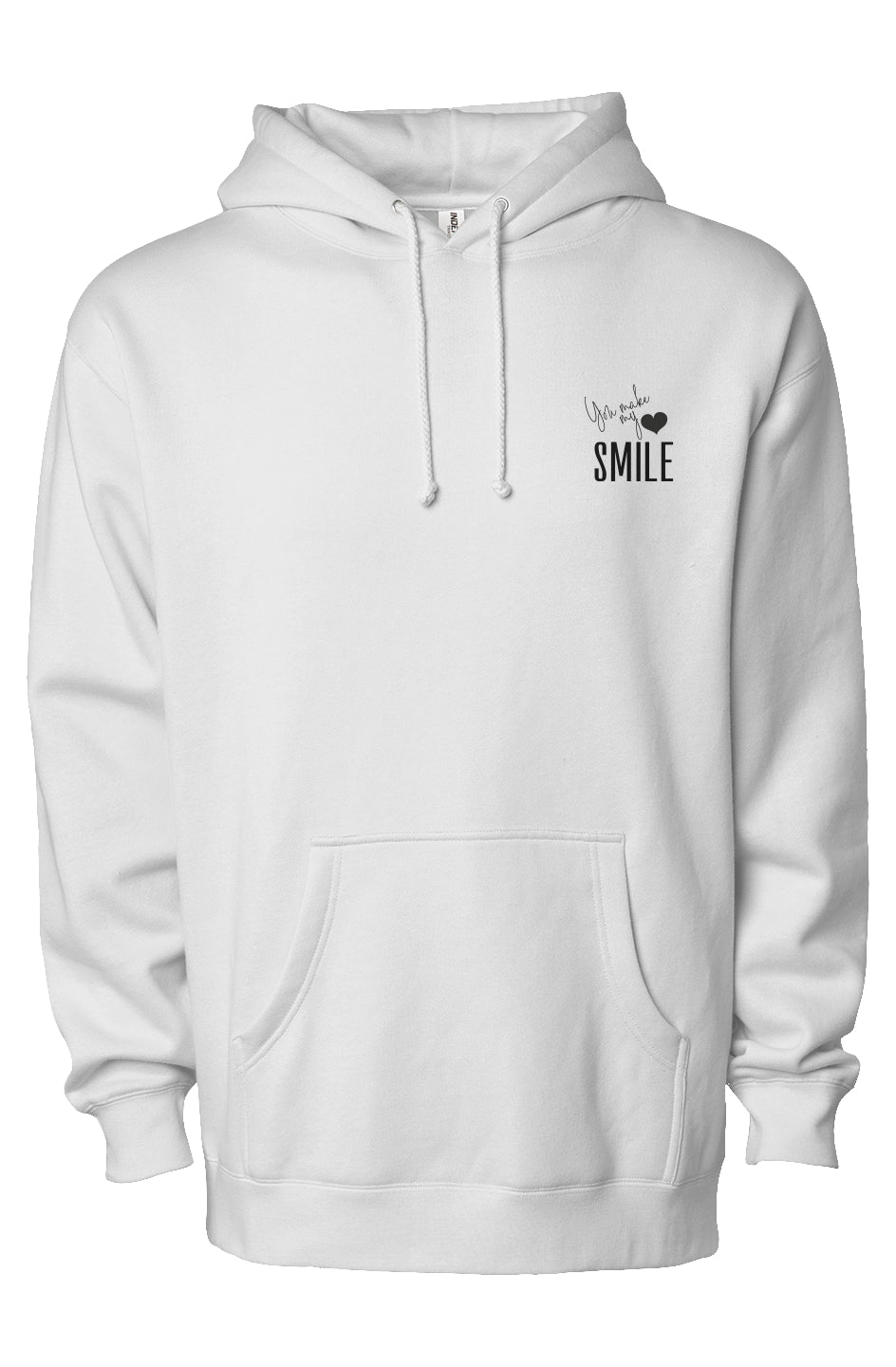 You Make My Heart Smile Heavyweight Hoodie