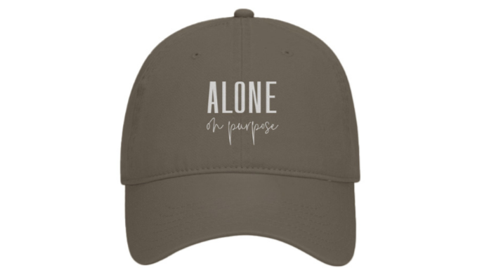 Alone on Purpose Hat