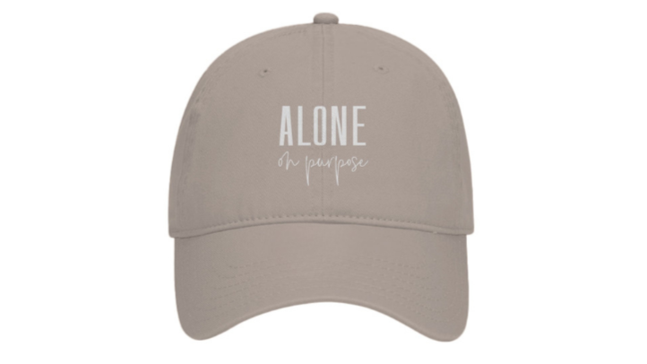 Alone on Purpose Hat