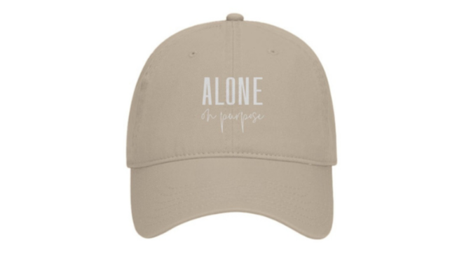 Alone on Purpose Hat