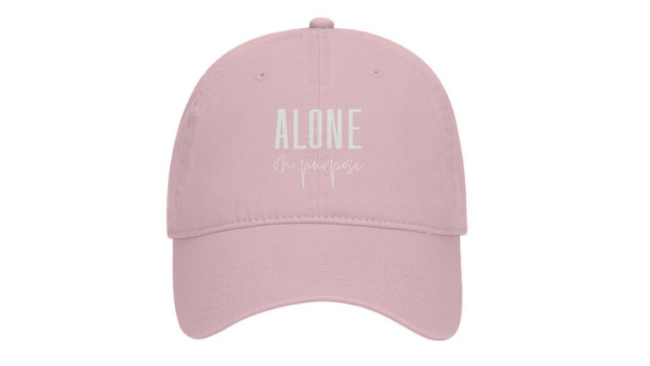 Alone on Purpose Hat
